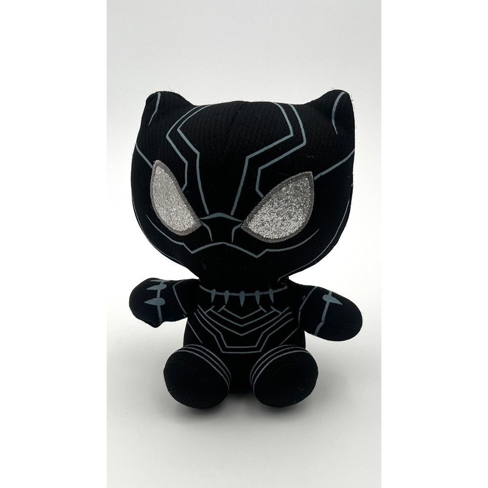 Black Panther Marvel TY Beanie Baby Avengers Stuffed Plush Toy 6"